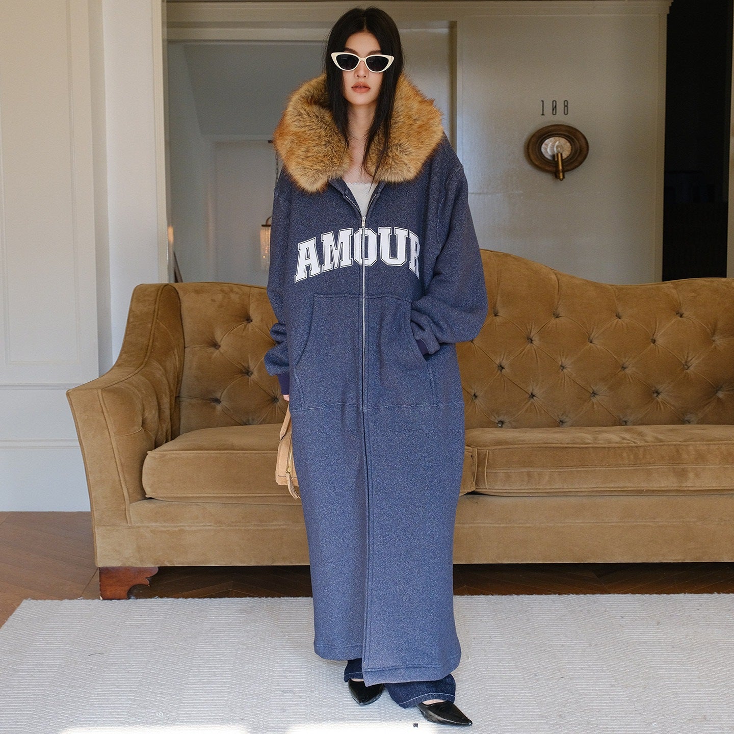FU_FRESH_UP_Cozy_Slouchy_Hooded_Oversized_Fur_Collar_Women&