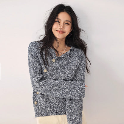 FU_FRESH_UP_Cropped_Knit_Cardigan_V-neck_T-shirt_Long_Sleeve_Camisole_Set_MISSTT