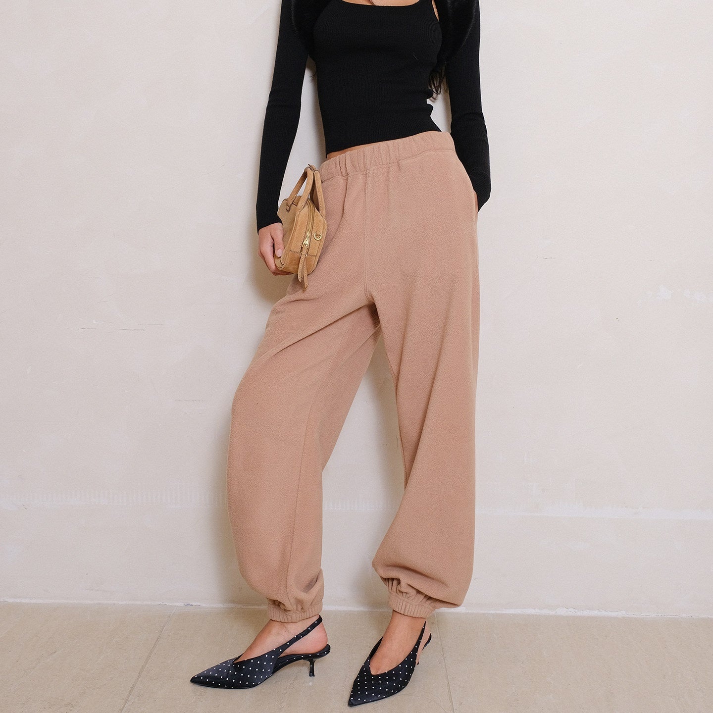 FU_FRESH_UP_Double_Sided_Fleece_High_Waist_Pockets_Straight_Leg_Women&