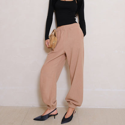FU_FRESH_UP_Double_Sided_Fleece_High_Waist_Pockets_Straight_Leg_Women&