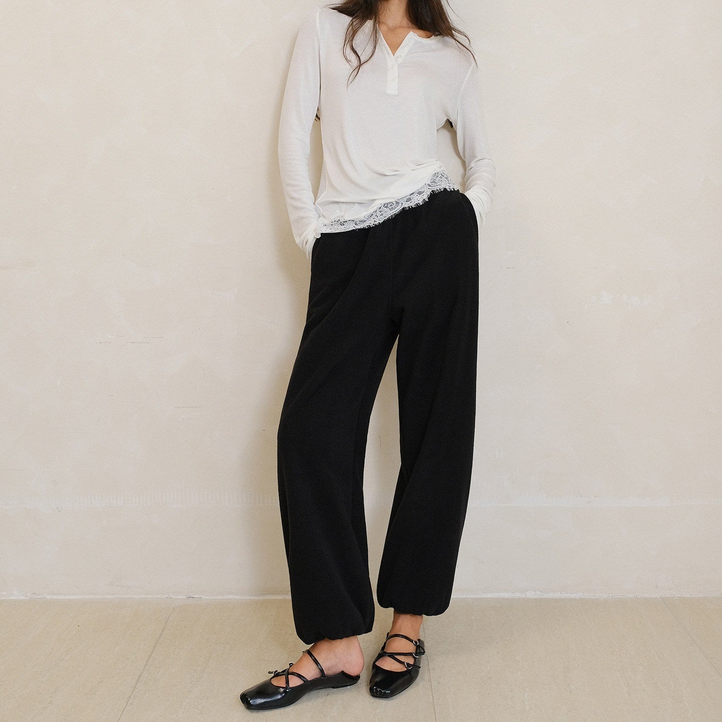 FU_FRESH_UP_Double_Sided_Fleece_High_Waist_Pockets_Straight_Leg_Women&
