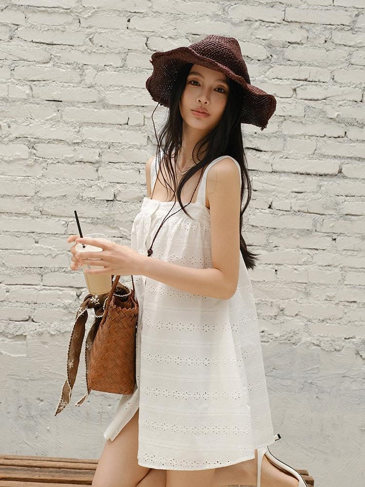 FU FRESH UP Embroidered A Line Women&