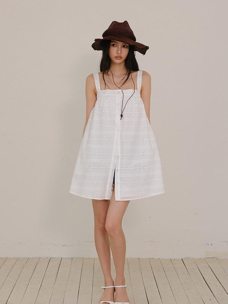 FU FRESH UP Embroidered A Line Women&