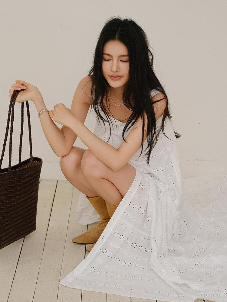 FU FRESH UP Embroidered A Line Women&