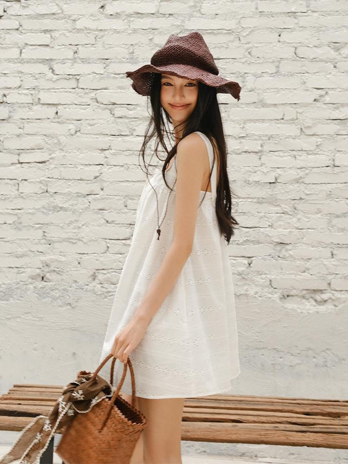 FU FRESH UP Embroidered A Line Women&