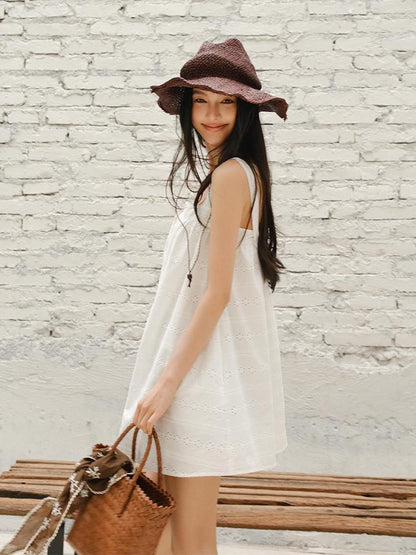 FU FRESH UP Embroidered A Line Women&