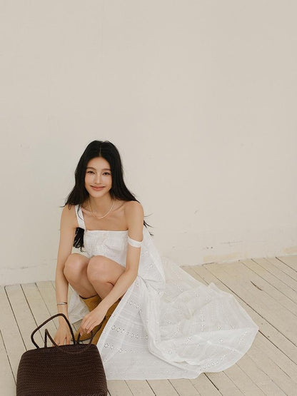 FU FRESH UP Embroidered A Line Women&