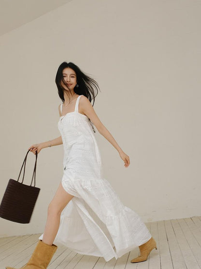 FU FRESH UP Embroidered A Line Women&