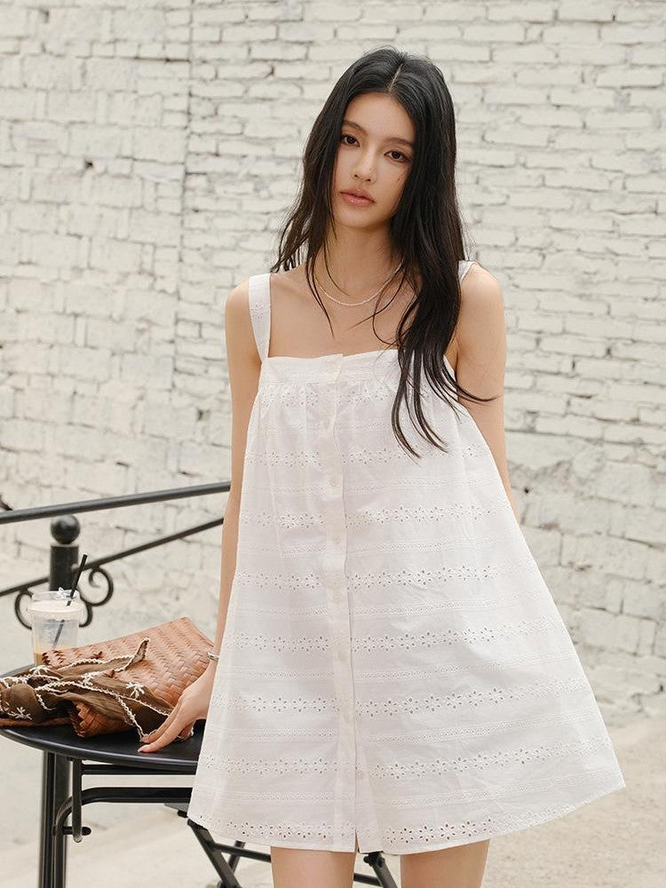 FU FRESH UP Embroidered A Line Women&