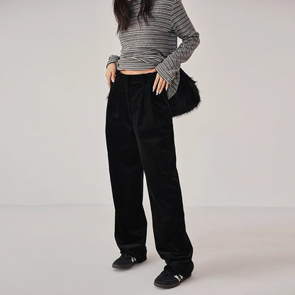 FU_FRESH_UP_Fall_Winter_Striped_Corduroy_Wide_Leg_Trousers_MISSTT