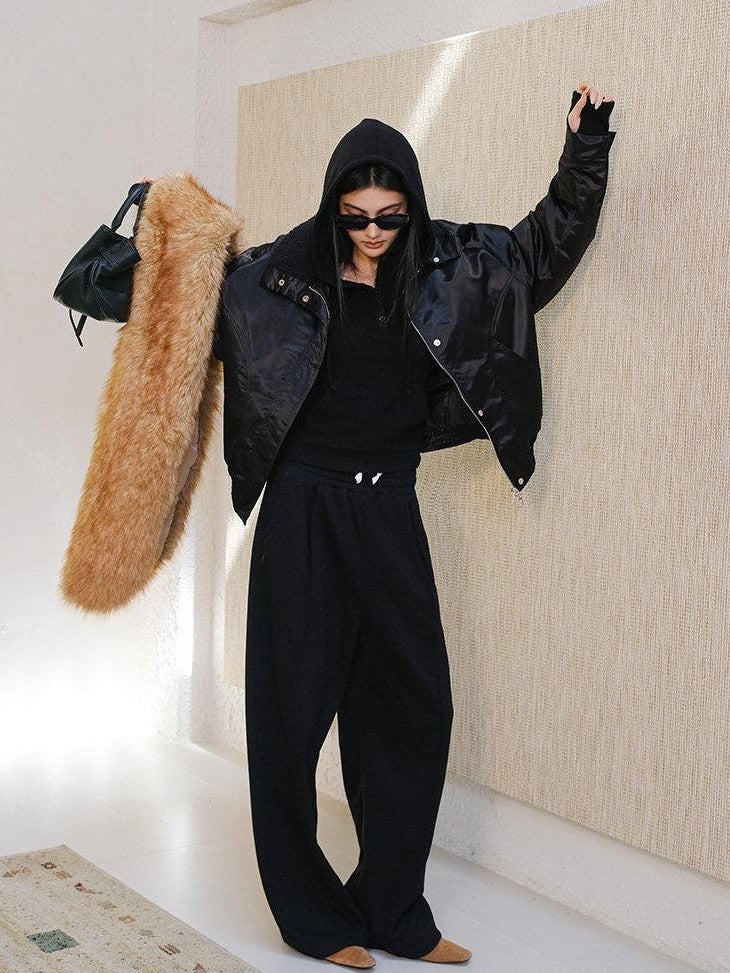 FU FRESH UP Faux Fox Fur Plush Luxury Women&