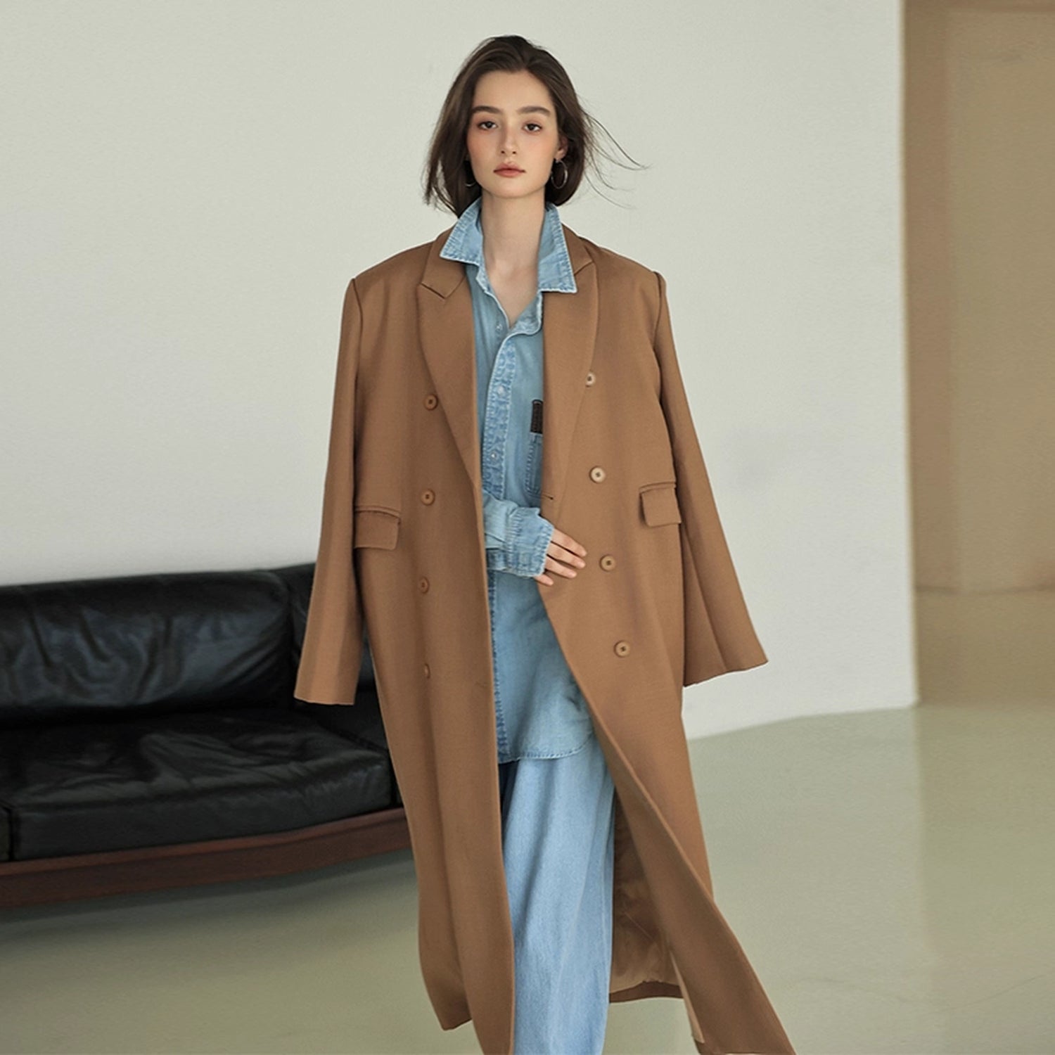 FU_FRESH_UP_Fine_Wool_Double_Breasted_Trench_Coat_MISSTT