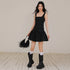 FU_FRESH_UP_Flirty_A_Line_Sleeveless_Puff_Hem_Dress_MISSTT