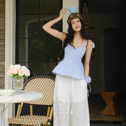 FU_FRESH_UP_Floral_Wave_V-neck_Crop_Top_MISSTT