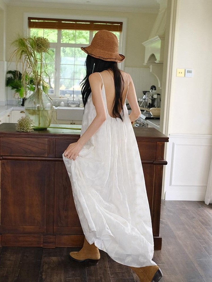 FU FRESH UP French Romantic Hand Embroidered Strappy Women&