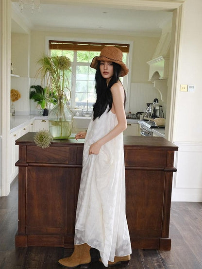 FU FRESH UP French Romantic Hand Embroidered Strappy Women&