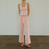 FU_FRESH_UP_Halter_Knit_Cropped_High_Waist_Flare_Women&