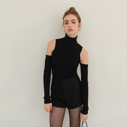 FU_FRESH_UP_High_Neck_Off_Shoulder_Wool_Knit_Top_MISSTT