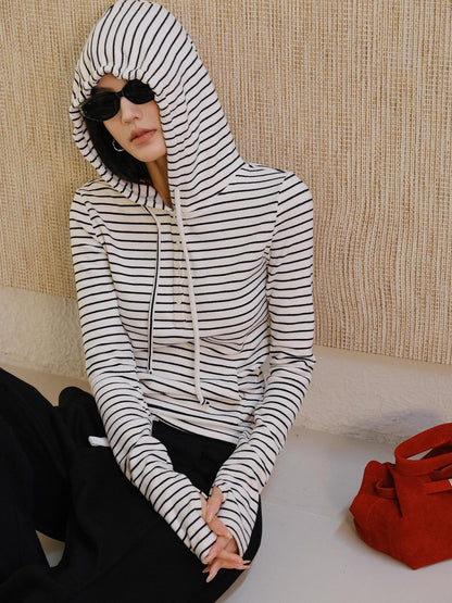 FU FRESH UP Knitted Brushed Slimming Drawstring Women&