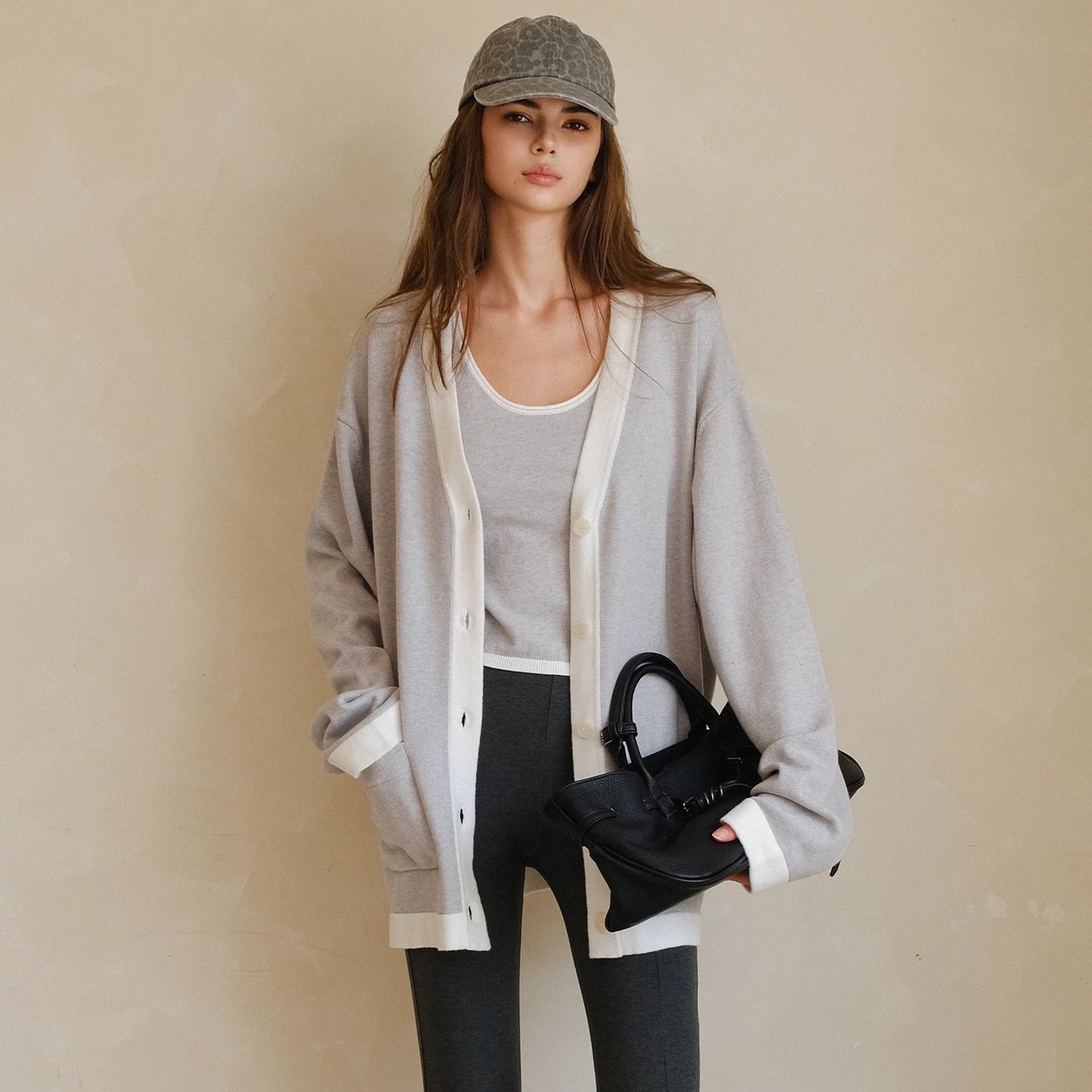 FU_FRESH_UP_Lazy_V-neck_Cashmere_Cotton_Knit_Set_MISSTT
