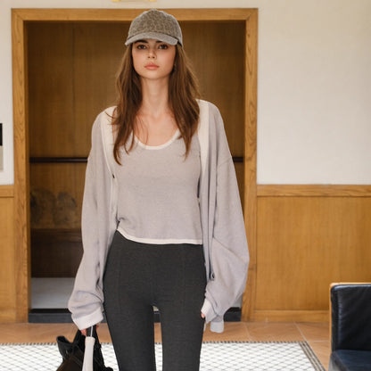 FU_FRESH_UP_Lazy_V-neck_Cashmere_Cotton_Knit_Set_MISSTT