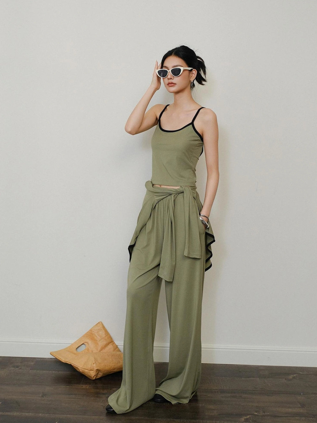 FU FRESH UP Leisure Fit Lyocell Knit Set