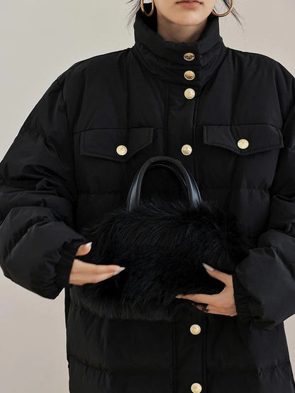 Lightweight Long Down Coat With Cloud Loft Warmth