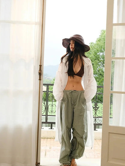 FU FRESH UP Lightweight Oversized Sun Protection Coat