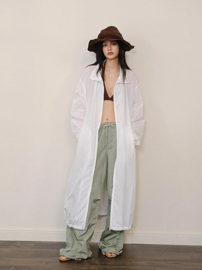 FU FRESH UP Lightweight Oversized Sun Protection Coat