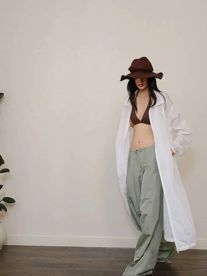FU FRESH UP Lightweight Oversized Sun Protection Coat