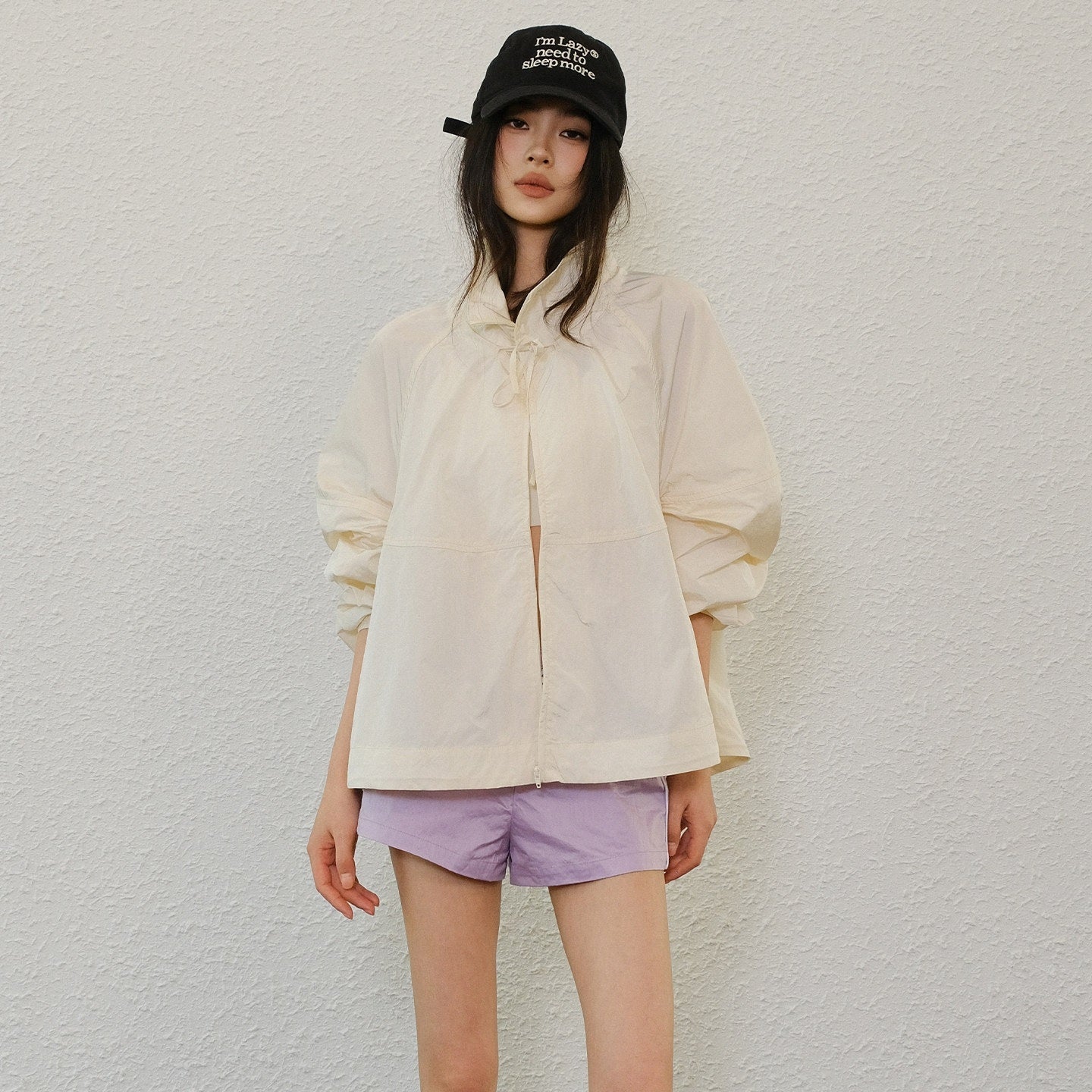 FU_FRESH_UP_Lightweight_Uv_Stand_Collar_Zippered_Loose_Fit_Women&