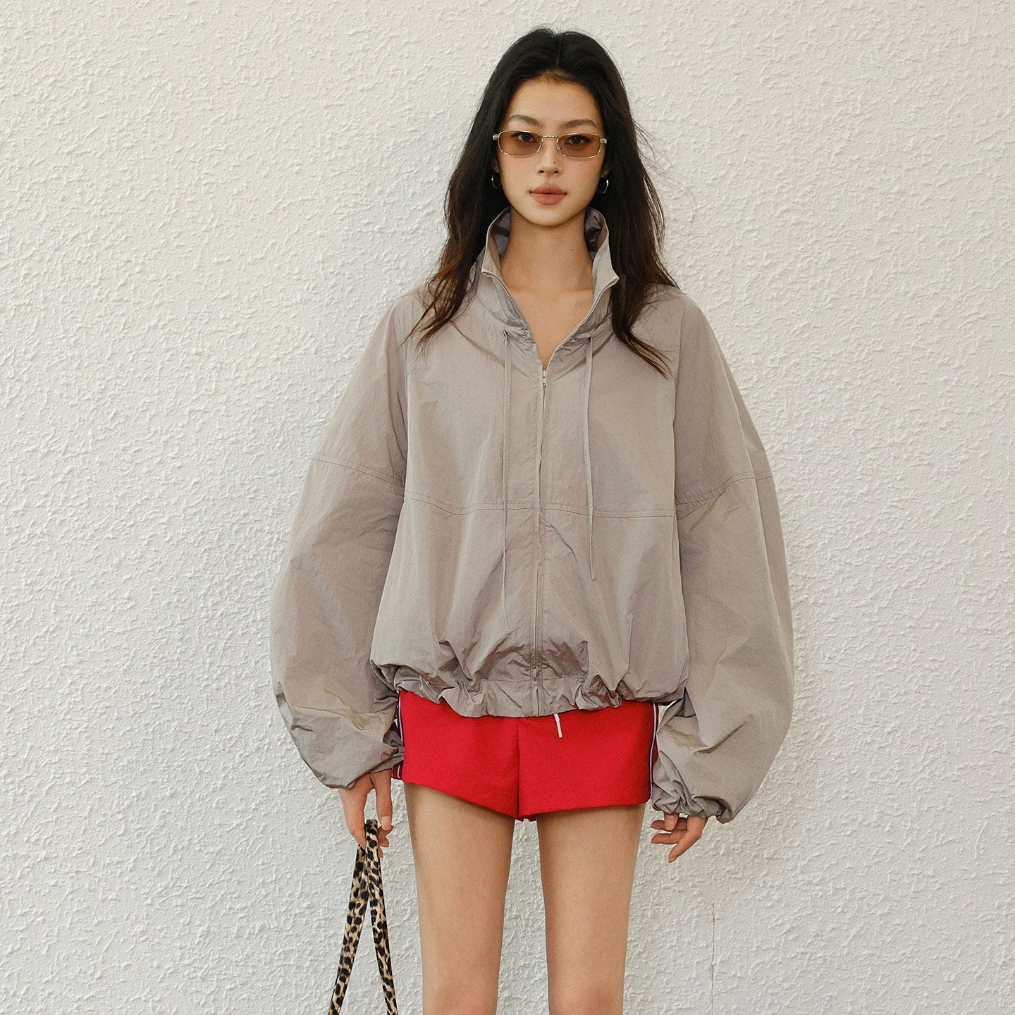 FU_FRESH_UP_Lightweight_Uv_Stand_Collar_Zippered_Loose_Fit_Women&