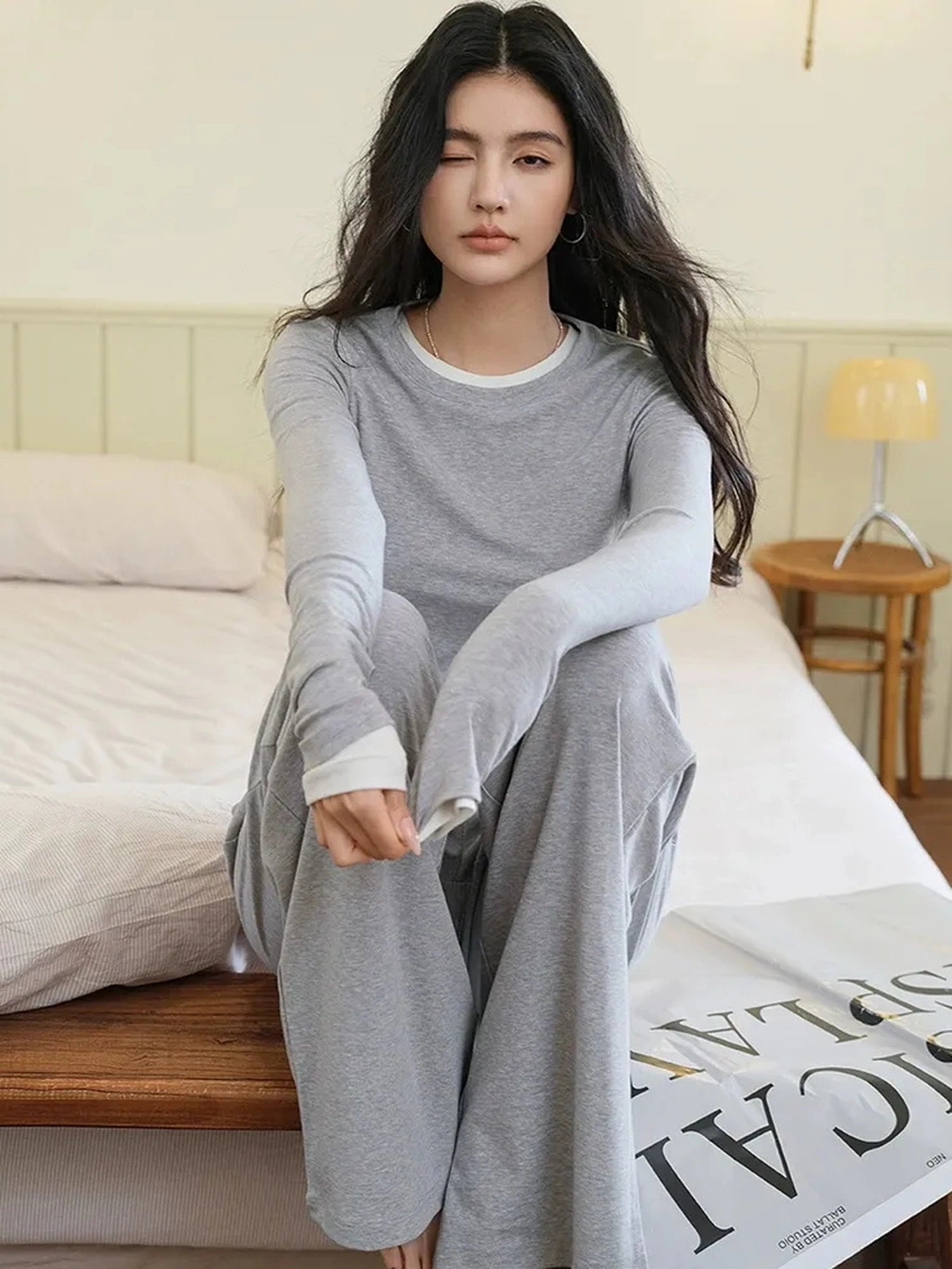 FU FRESH UP Lightweight Wool Tencel Layering Set