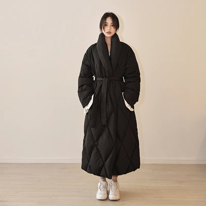 FU_FRESH_UP_Long_Padded_Quilted_Down_Coat_With_Waist_Tie_MISSTT