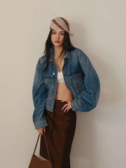 FU FRESH UP Lustrous Drawstring Back Slit Straight Women&