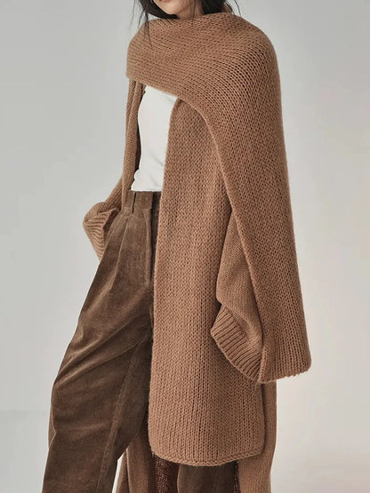 FU FRESH UP Luxury Mohair Wool Blend Winter Scarf