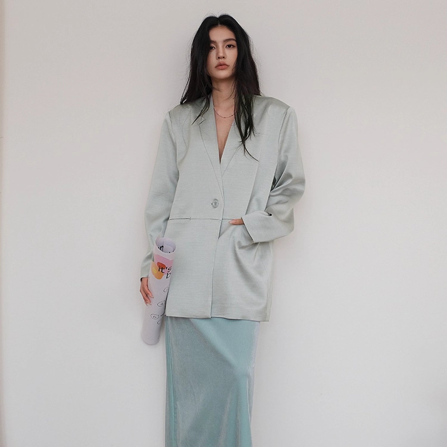 FU_FRESH_UP_Luxury_Satin_Acetate_Tailored_Blazer_MISSTT