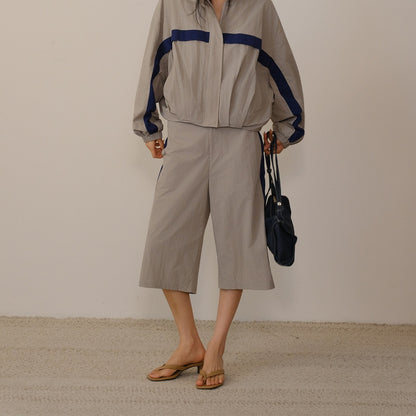 FU_FRESH_UP_Micro_Pleat_Colorblock_Stand_Collar_Side_Stripe_Women&