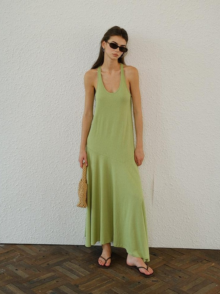 FU FRESH UP Minimal High Waist Irregular Hem Women&