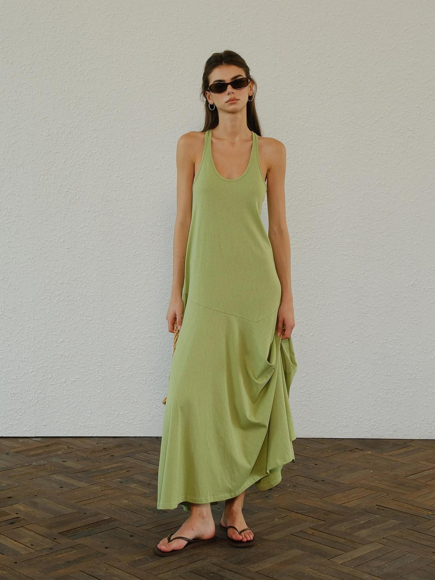 FU FRESH UP Minimal High Waist Irregular Hem Women&