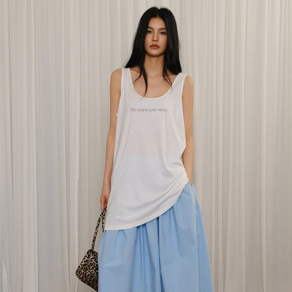 FU_FRESH_UP_Minimalist_U_Neck_Loose_Letter_Print_Women&