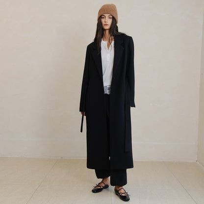 FU_FRESH_UP_Minimalist_Vintage_Structured_Shoulder_Tie_Waist_Women&