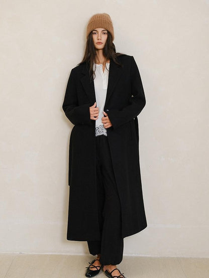 FU FRESH UP Minimalist Vintage Structured Shoulder Tie Waist Women&