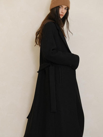 FU FRESH UP Minimalist Vintage Structured Shoulder Tie Waist Women&