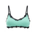 FU_FRESH_UP_Mint_Lace_Spliced_V-neck_Layering_Women&