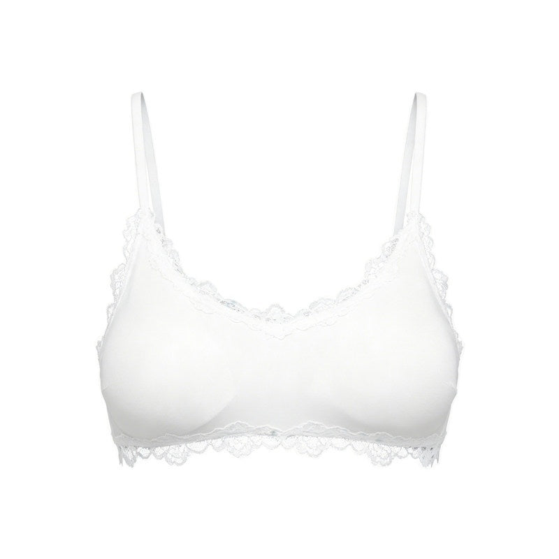 FU_FRESH_UP_Mint_Lace_Spliced_V-neck_Layering_Women&