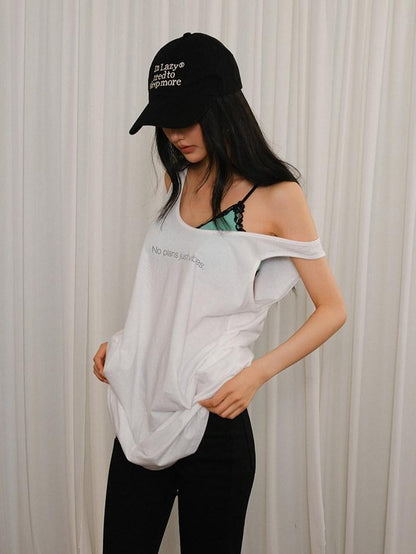 FU FRESH UP Mint Lace Spliced V-neck Layering Women&