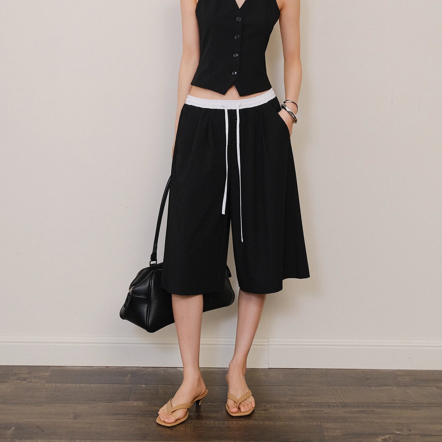 FU_FRESH_UP_Modern_Gentlewoman_Halter_Vest_Trousers_Set_V-neck_T-shirt_Long_Sleeve_MISSTT