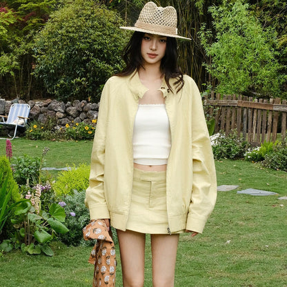 FU_FRESH_UP_Old_Money_Lapel_Boxy_Jacket_Low_Waist_Women&