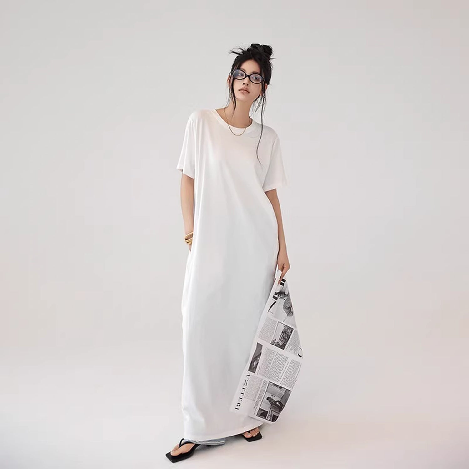 FU_FRESH_UP_Oversized_Drop_Shoulder_T-shirt_Dress_MISSTT